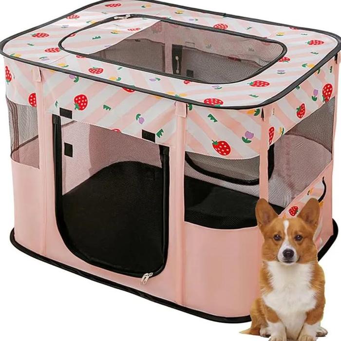 Jual Promo Foldable Pet Pen Dog Crate Portable Playpen for Dog