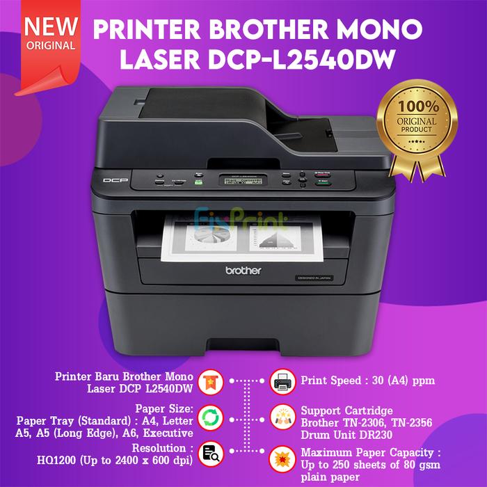 Gambar Brother DCP L-2540DW DCP-B7640DW HL-L2360DN Laser Printer Monochrome Print - Scan - Copy A4 Bergaransi Resmi - DCP-L2540DW dari FixPrint Indonesia undefined Tokopedia