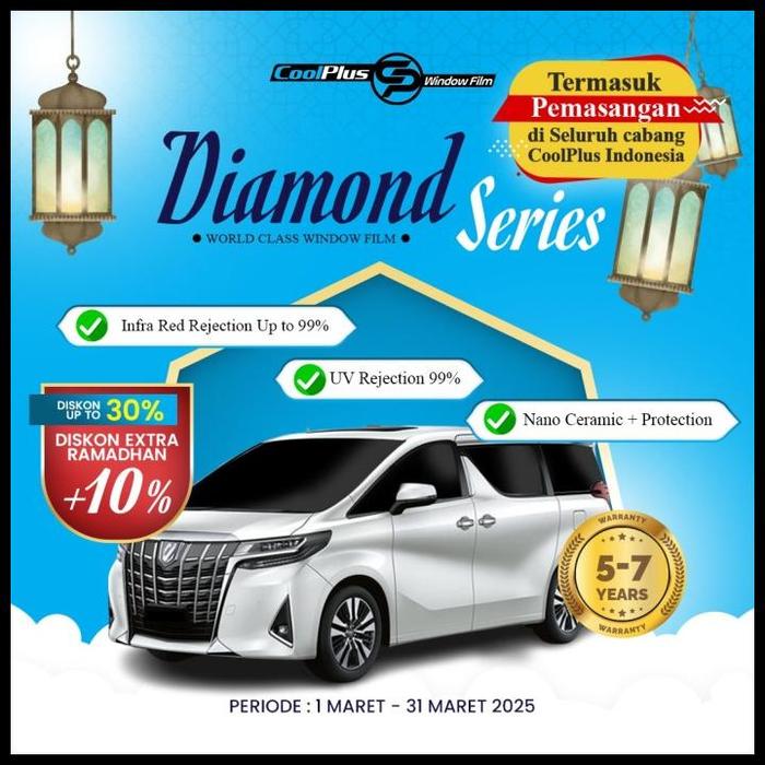 Gambar Kaca Film Mobil Coolplus Seri Diamond Terbaru - S dari MEGA OTOSHOP undefined Tokopedia