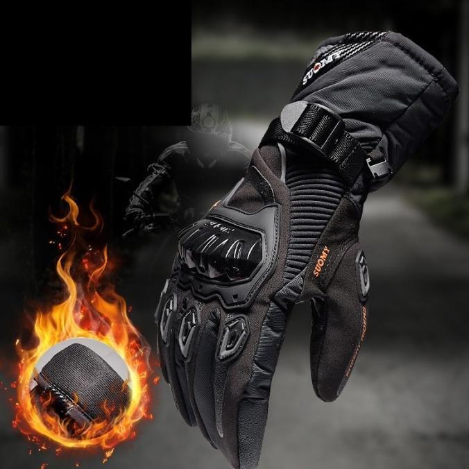 Gambar (Best Saller) Suomy Sarung Tangan Motor Teroof Windproof Touch Screen Gloves Bestseller - Hitam, M dari Anggel Mhart undefined Tokopedia
