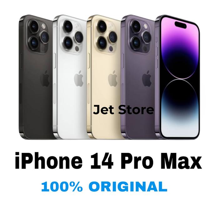 Gambar IPHONE 14 PRO MAX 5G 128GB 256GB 512GB 1TB BLACK GOLD SILVER PURPLE ORIGINAL SECOND SEKEN BEKAS MULUS INTER BC IBOX - 128GB, Seken INTER dari Jet Store Tech undefined Tokopedia