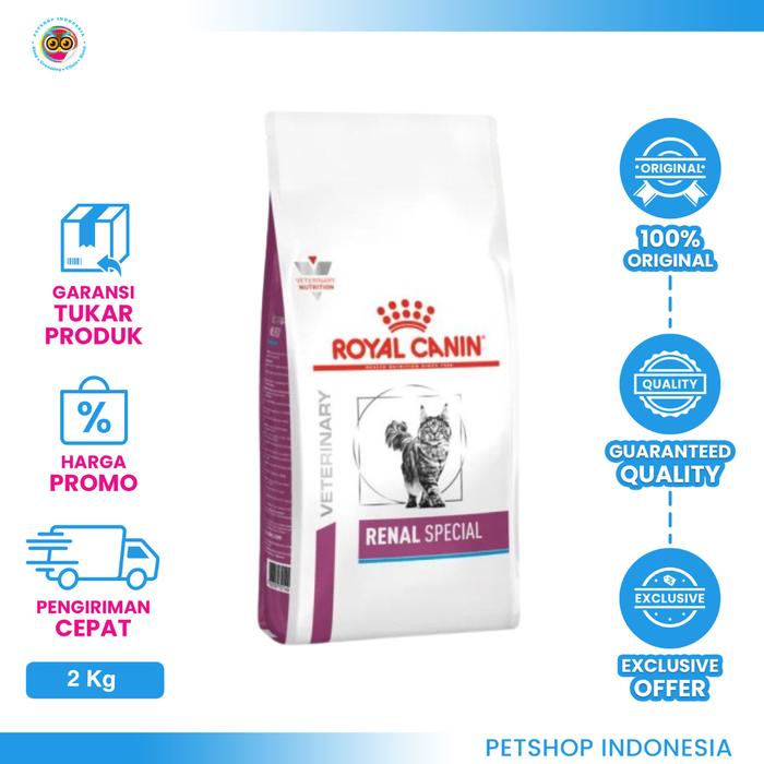 Promo Royal Canin Renal Special Cat 2kg Makanan Kucing Kota