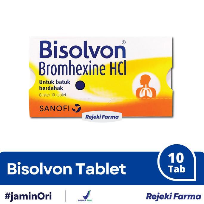 Gambar Bisolvon Bromhexine Hcl 1 Strip 10 Tablet - Stp Tab Batuk Berdahak Best Seller dari agty78 undefined Tokopedia