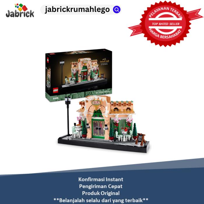 Jual LEGO 10362 Icons French Café Building Set for Adults incl