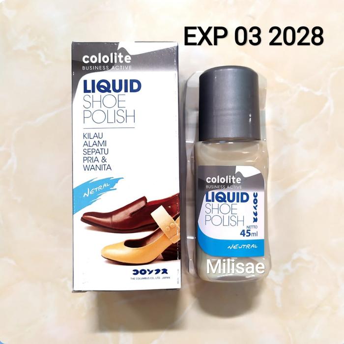 Gambar COLOLITE LIQUID SHOE POLISH *SEMIR SEPATU CAIR* NETRAL - COKLAT 45ml - Netral dari Tirtojoyo 999 undefined Tokopedia