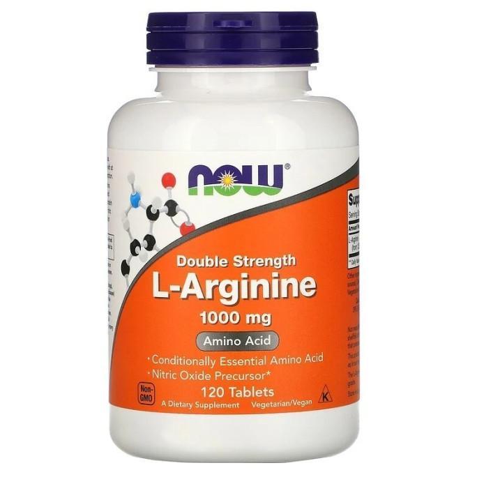 Gambar Now Foods L-Arginine 500 Mg / 1000 Mg Original - 1000mg 120Tabs dari Nayla Aurel Shop undefined Tokopedia