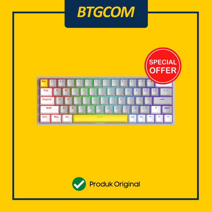 Gambar KEYBOARD GAMING GAMEN TITAN 5 MECHANICAL RED OUTEMU SWITCH LIGHT GRAY/BLACK - LIGHT GREY dari btgcom undefined Tokopedia