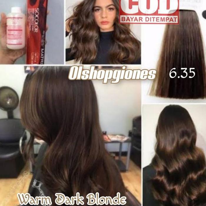 Gambar Ready Stock Cat Rambut Matrix Socolor 6.35 Warm Dark Blonde + Oxydant Campuran Menutup Uban Wonder Hair Color - Cat + oxy 6%, socolor matrix dari augus exsh undefined Tokopedia