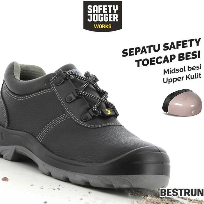 Gambar (Terbaru) Sepatu Safety Jogger Orinal Bestrun S3 Orinal / Sepatu Proyek Pria Kerja Bestseller - 38 dari Alfi Mhart undefined Tokopedia