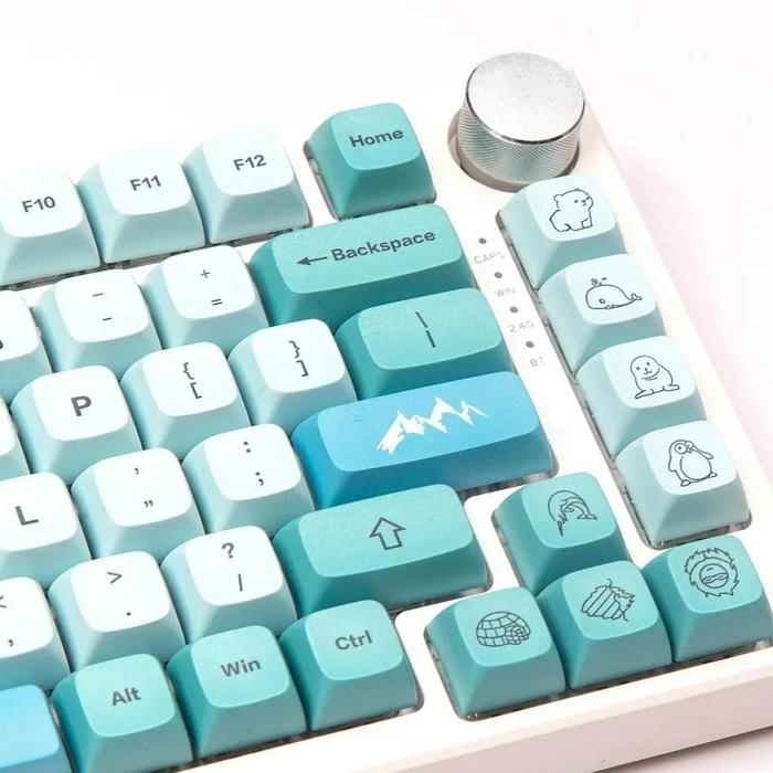 108 Layout Jual PBT Keycap 123 Keys Iceberg for XDA DYE-SUB Enh Keycaps For ...