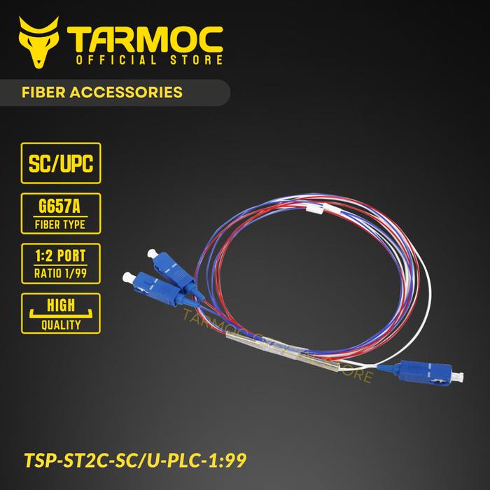 Gambar Tarmoc TSP-ST2C-SC/U-PLC Splitter 1:2 Ratio | Spliter Rasio 1:2 SC/UPC - TWC-1x2-1:99 dari Tarmoc Official Store undefined Tokopedia