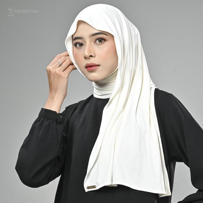 Gambar Hijaberies - Kesa Pashmina Kaos (Pashmina bahan Rayon Spandex dan Tencel Modal) - Extra Cool - BW dari Nur Fashions store undefined Tokopedia