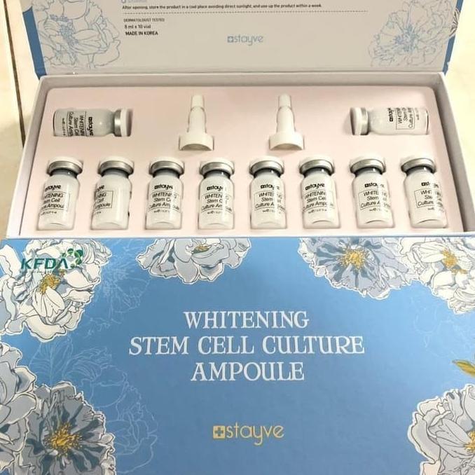 Gambar Stayve Whitening Stem Cell Culture 1 Botol Ampoule Serum Bb Glow dari Refani Beauty undefined Tokopedia
