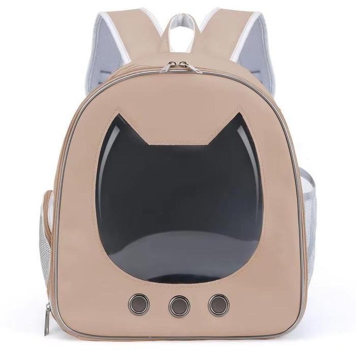 Gambar ROYAL PET PARADISE Pet Rucksack 13.8 inch Tas Kucing Astronot Tas Ransel Hewan Nyaman dan Cat Bag Pet Travel Bag/Carrier Bag - Brown dari CV MUTIAA undefined Tokopedia