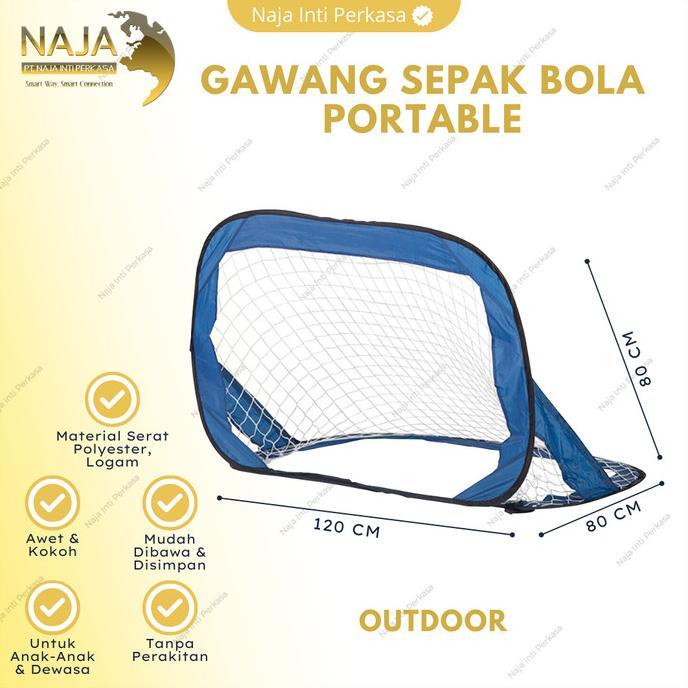 Gambar BEST PRODUK GAWANG SEPAK BOLA | MINI SOOCER GOAL FOOTBALL | GAWANG FUTSAL PORTABLE SELAMAT BERBELANJA - Biru Muda dari please colection undefined Tokopedia