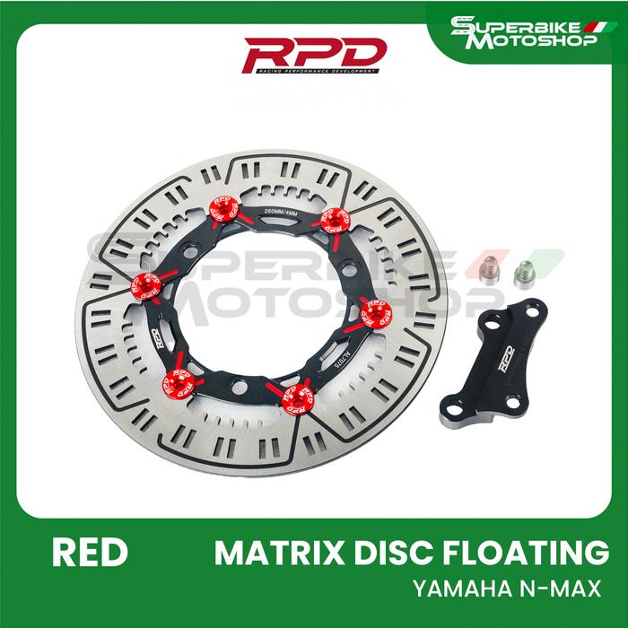 Gambar RPD Disc Matrix Floating 260mm NMax Aerox Lexi - Red dari SUPERBIKE-MOTOSHOP undefined Tokopedia