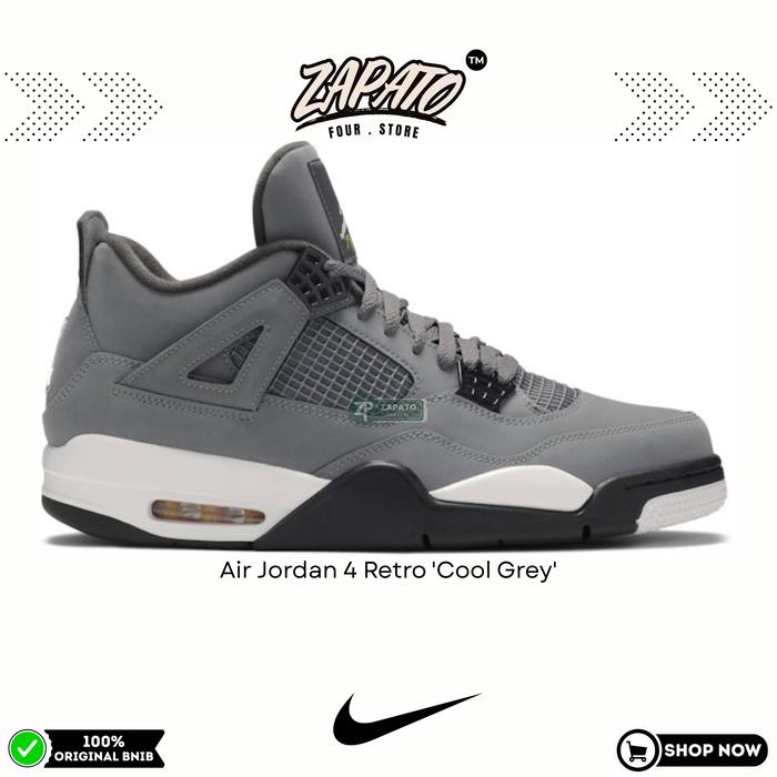Promo Sepatu Air Jordan Retro 'Cool Grey' Original Brand New In Box 39  di Zapato Store Id Tokopedia