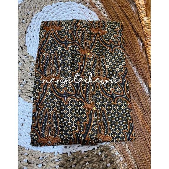 Gambar [1 Set] Kebaya Payet + Jarik Instan / DN03A, Model Ajeng ~ Nuansa Navy RVD - Truntum Hijau, XL dari Ravidious undefined Tokopedia