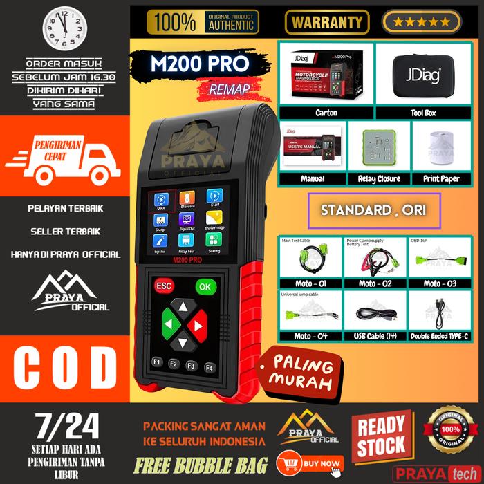 Gambar REMAP ECU HONDA JDIAG M200 PRO WITH PRINTER SCANNER SEMUA MOTOR JDIAG M 200 PRO SCAN SEPEDA MOTOR HONDA ECU OBD2 SERVICE SERVIS ALAT SEPEDA - STANDARD ORI dari Praya X undefined Tokopedia
