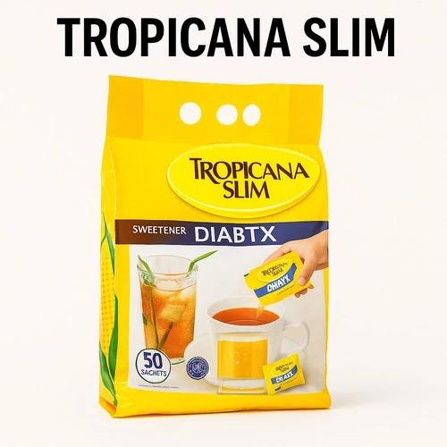Gambar TFS TROPICANA SLIM SWEETENER STEVIA 100 SACHET dari Tangs Food Supply undefined Tokopedia