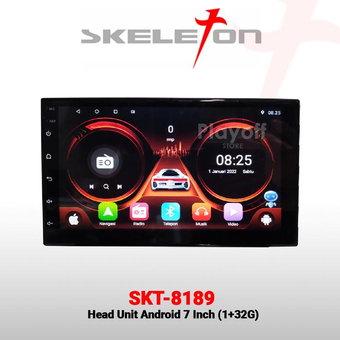 Gambar 2 din Head Unit Android 7 inch Skeleton 8189 Double Din Bluetooth GPS - 1+32 Short dari Playoff Store undefined Tokopedia
