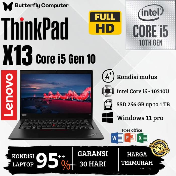 高年式✨ThinkPad X13 Gen1 10世代 新品SSD1TB 8GB 超美品＞Thinkpad