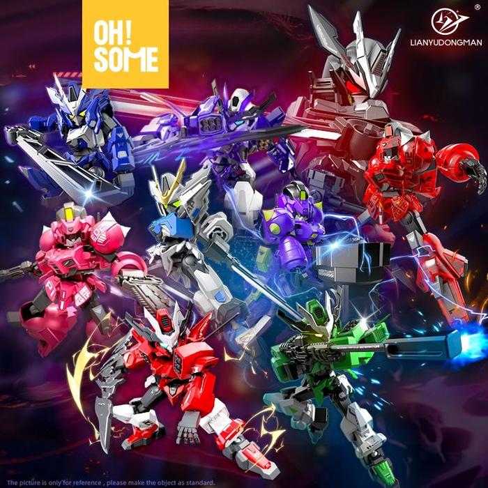 Gambar OHSOME Xinglida Action Figure ZERO VOL-1 Blind Box / Figure Mecha Fantasy Battle Heroes - DIKIRIM RANDOM!! (1/6) dari RadiantRhapsody1 undefined Tokopedia