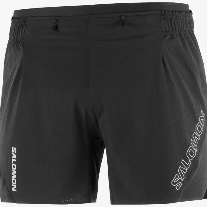 Gambar Salomon Sense Aero 5" Short Men running trail celana kantong - Deep Black, S dari Deri Vertigilasib undefined Tokopedia
