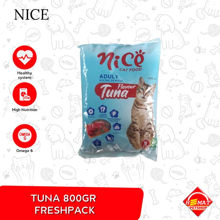 Gambar Makanan Kucing Nice Cat 1 Kg / NiceCat 1kg / Nice Cat Repack - FRSHPCKTUNA 800 dari Petshop Hemat Pet Shop undefined Tokopedia
