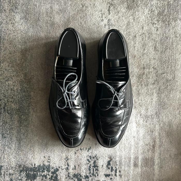 KENFORD loafers KENFORD - MENS TANK SOLE LOAFERS / BLACK WHITE PAISLEY