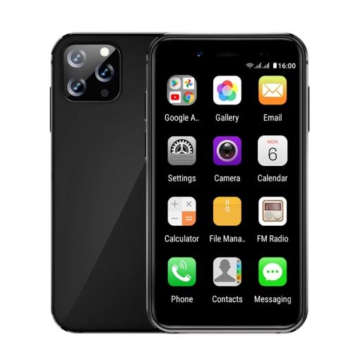 Gambar Soyes i14 Mini Smart Card Phone 2GB 32GB - Ponsel Ultra Tipis dengan Kamera 2MP & 5MP, Baterai 1100mAh, Layar 3.0 Inch, CPU Quad Core 1.3GHz - Black, 2GB/32GB dari Grandstoreid1 undefined Tokopedia