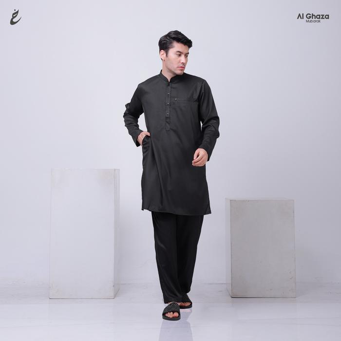 Gambar KURTA PAKISTAN PREMIUM SET / KURTA YUSUF SET - Hitam, S dari Alghaza Mubarak undefined Tokopedia