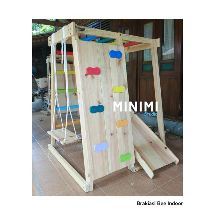 Gambar Brakiasi Type Elephant - Indoor Gym Jungle Kids Anak Tangga Brakiasi - Bee dari Minimi Studio Furniture undefined Tokopedia