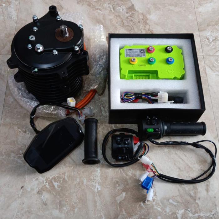 Jual BLDC Mid Drive QS Motor 138 V3 90H 4000 Watt Gear Reducer