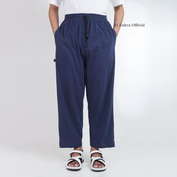 Gambar CELANA PANJANG WARNA AL-ZAHRA Az-0942 - Navy, L dari Al Zahra Official undefined Tokopedia