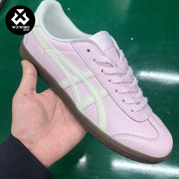 Jual sepatu casual sneakers onitsuka tiger tokuten pink white