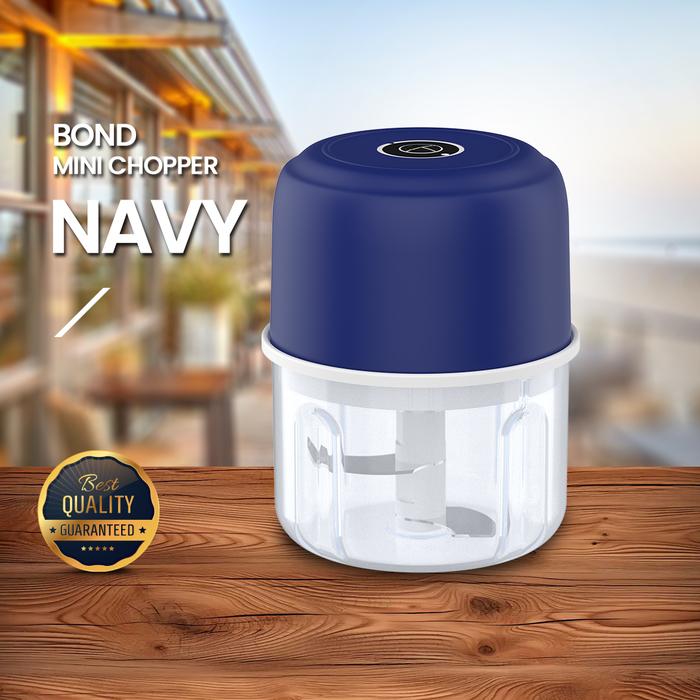 Gambar Goto Lucy Harper Mini Chopper Blender Portable Penggiling Bumbu Dapur - BOND NAVY dari Goto Universe undefined Tokopedia