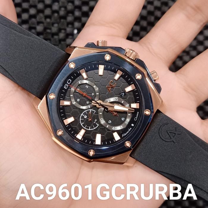 Gambar Jam Tangan Cowok Alexandre Christie AC 9601 GC rubber Original - 6 dari Bajoelwatch undefined Tokopedia