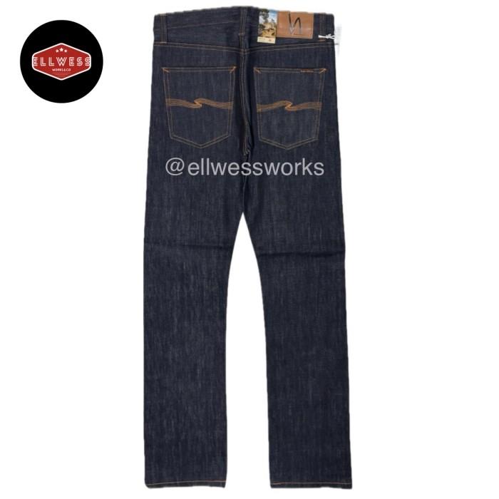 Jual Nudie Jeans Grim Tim Dry Selvage Deep Indigo Deep Indigo