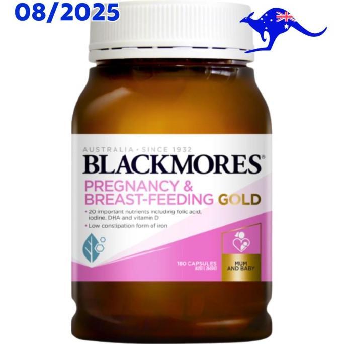 Gambar Blackmores Pregnancy Breastfeeding Gold 180 Kapsul Capsules Australia Best Seller - EXP 08/2025 dari GAFRTA5321 undefined Tokopedia