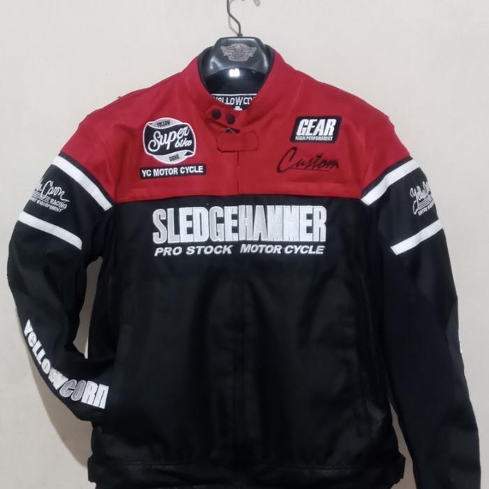 Jual jaket motor touring riding, full protector full bordir