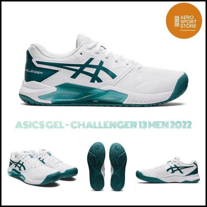 Gambar [ SEPATU TENIS LAPANGAN ASICS GEL CHALLENGER 13 MEN 2022 - WHITE ] [best seller] - Putih, 46 (29 cm) dari Hakim Point undefined Tokopedia