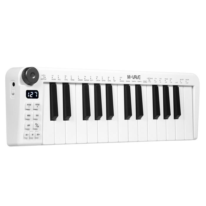 Gambar MVAVE M-VAVE SMK 25 MINI 25-KEYS KEYBOARD BMJ - Putih dari Bandar Musik Jakarta BMJ undefined Tokopedia