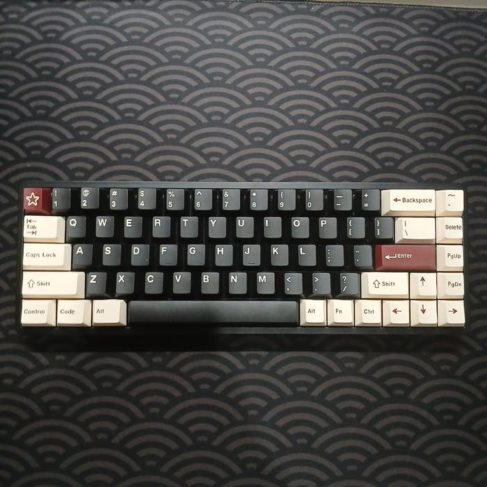 Gambar Royal Kludge RK G68 Wireless Mechanical Keyboard - Black, Huano Red Switch, Gatheron Milky Yellow Pro Switch, Pressplay Phantom Keycaps - Lengkap dari NAWStore1 undefined Tokopedia