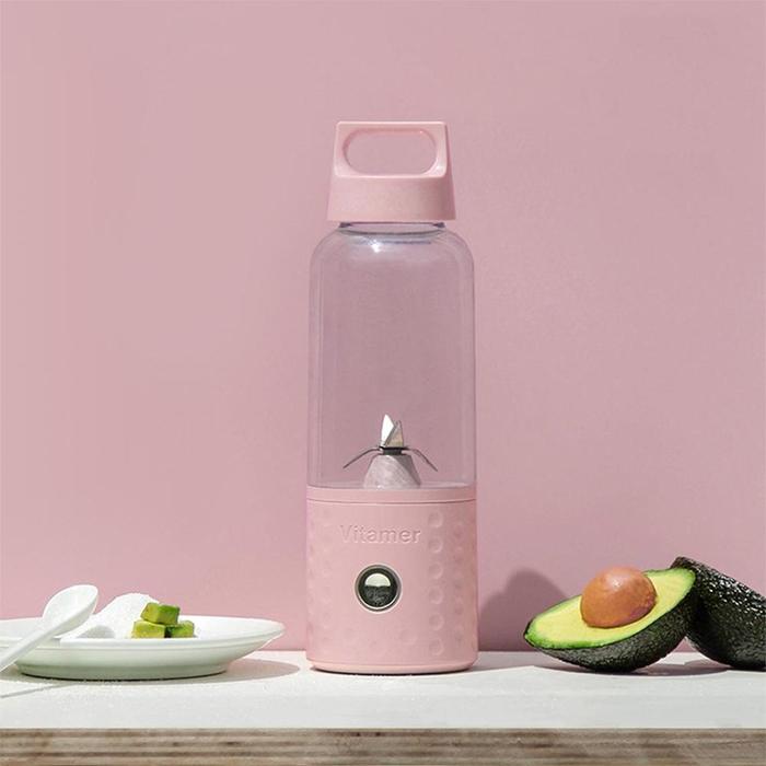 Gambar VITAMER 750 ML Juicer Pro (Juicer & Ice Crusher) 2025 New Arrial Blender Portable Mini USB - 500ml-Pink dari AiStore168 undefined Tokopedia