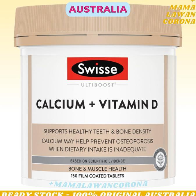 Gambar Swisse Ultiboost Calcium + Vitamin D 150 Tablet Mini Tabs 300 Tablets Best Seller - 150 Tablet dari GAFRTA5321 undefined Tokopedia