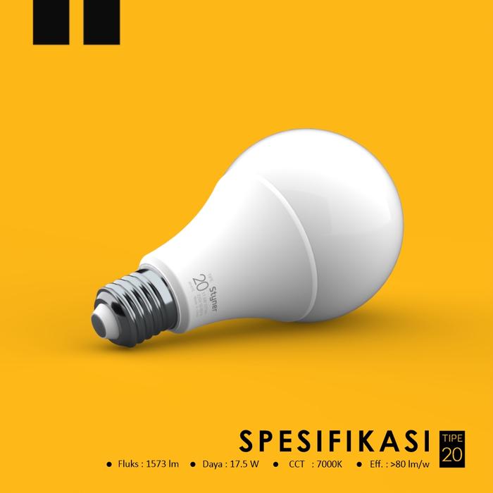 Gambar Lampu LED A BULB STYNER TIPE PUTIH - 20 Putih dari 56 Mart Official undefined Tokopedia