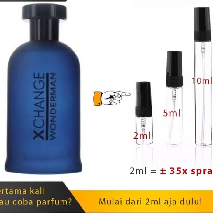 Jual DECANT PARFUM Geparlys Xchange Wonderman for Men EDT 2/5/10