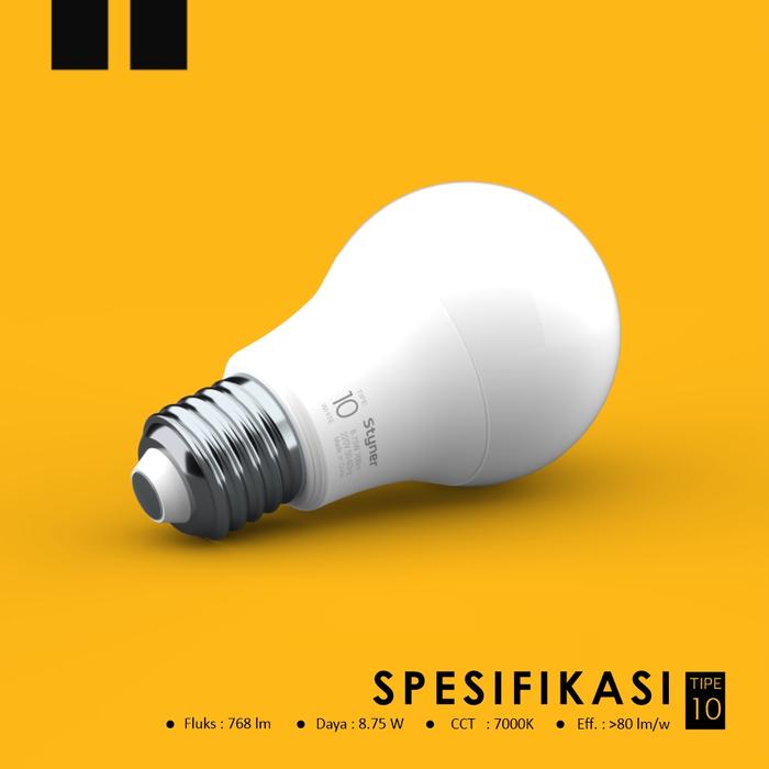 Gambar Lampu LED A BULB STYNER TIPE PUTIH - 10 Putih dari 56 Mart Official Kota Surabaya Tokopedia