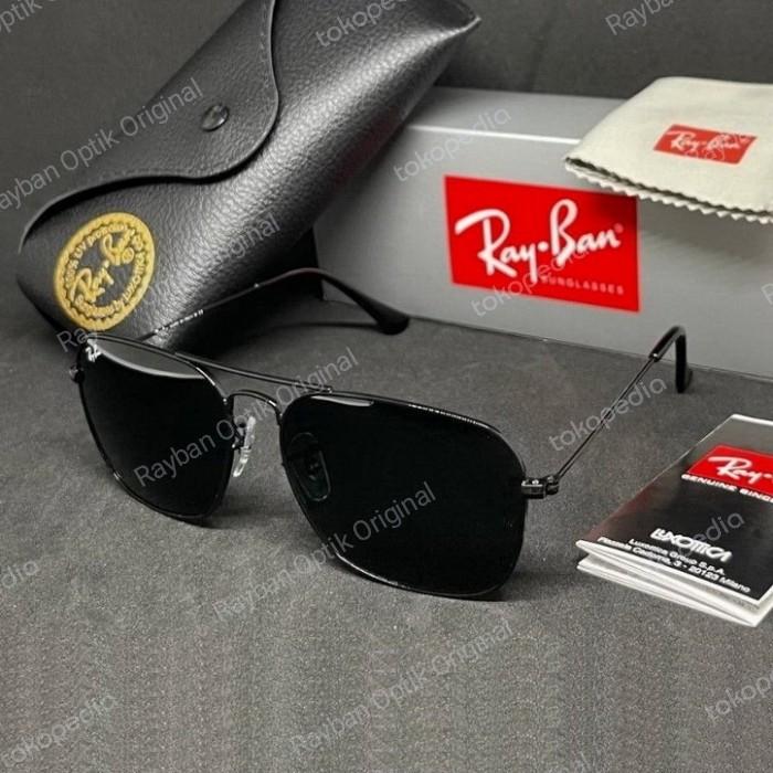 Kacamata hitam Rayban caravan 3136 Hitam - Main Image